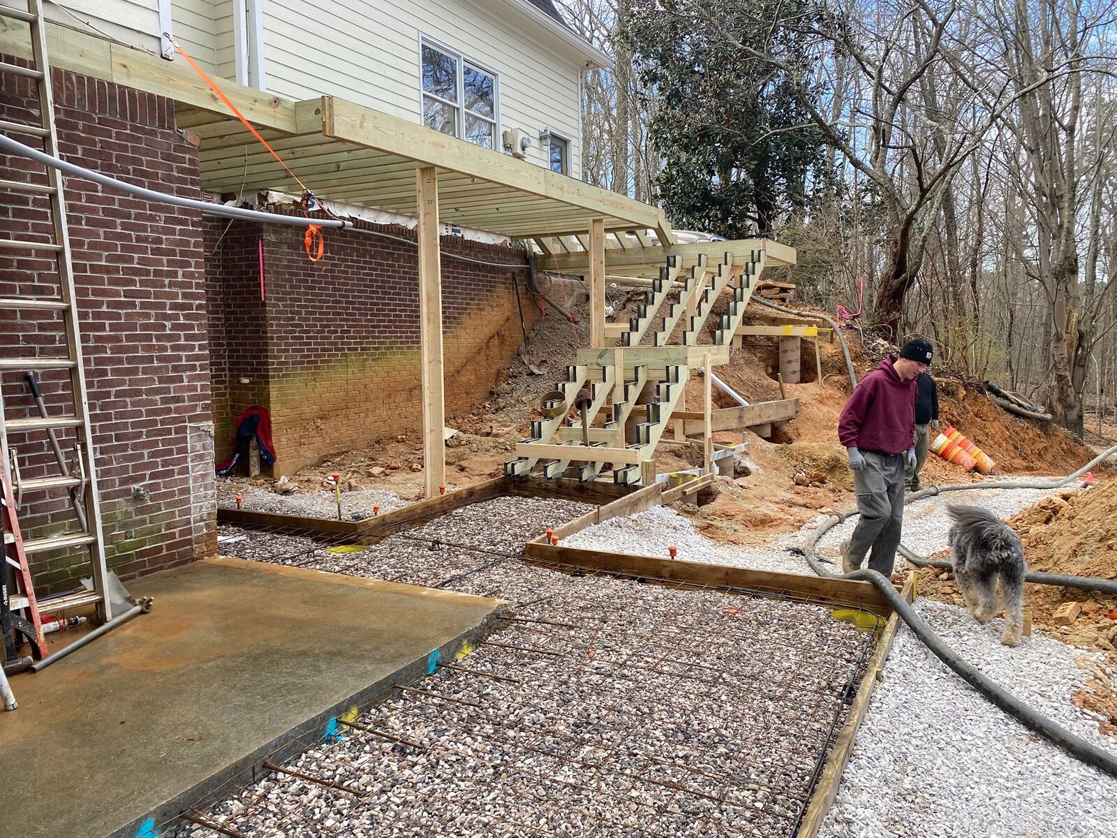 Footings & framing — Arzabe Construction