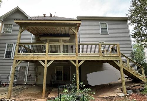 Covered structure by Arzabe Construction