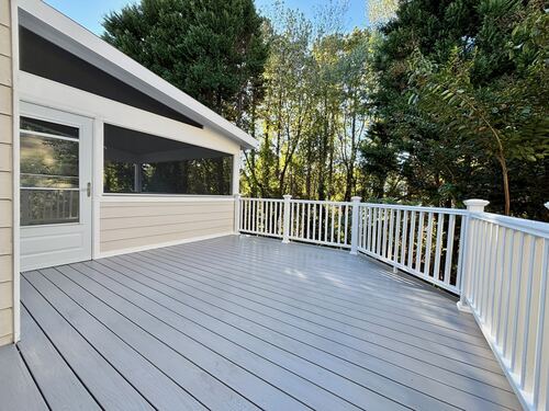 Custom deck or stairs by Arzabe Construction