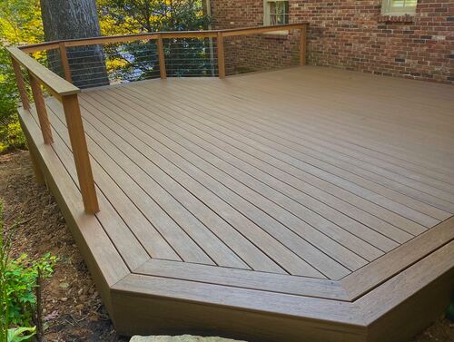 Custom deck or stairs by Arzabe Construction