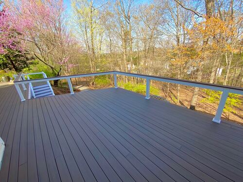 Custom deck or stairs by Arzabe Construction