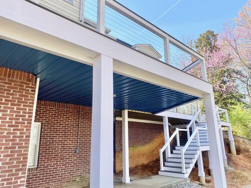 Custom deck or stairs by Arzabe Construction